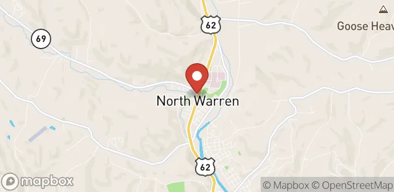 Map of 400 Market St, Warren, PA 16365